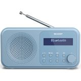 Sharp DR-P420 - DAB Radio - Blauw - Compacte digitale radio met Bluetooth