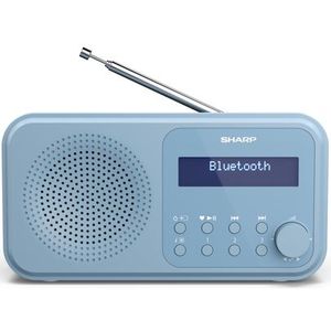 Sharp DR-P420(BL) Tokyo Portable DAB - FM radio met Bluetooth - blauw
