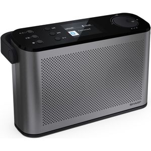 Sharp - DR-P540 - DAB+ en FM Radio - Storm Grijs - Draagbaar met Bluetooth