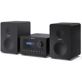 SHARP HiFi-Anlage XL-B520D, schwarz, DAB+, Bluetooth, MP3, CD-Laufwerk