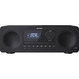 SHARP HiFi-Anlage XL-B720D, All-in-one, schwarz, DAB+, Bluetooth, MP3, CD-Lafw.
