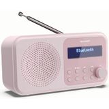 Draagbare Digitale Radio - Bloesem Roze - Kunststof - DAB+ en FM