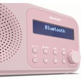 Draagbare Digitale Radio - Bloesem Roze - Kunststof - DAB+ en FM