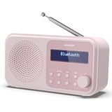 Sharp DR-P420(PK) roze (FM, DAB, DAB+, Bluetooth), Radio, Roze