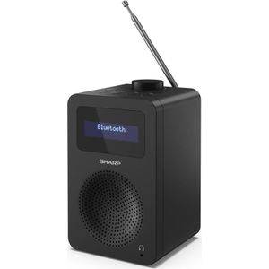 Sharp DR-430(BK) Tokyo Digitale DAB+ - FM Radio met Bluetooth - Zwart