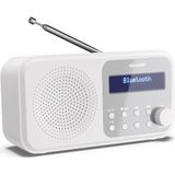 Sharp DR-P420(WH) Portable DAB - FM radio met Bluetooth - wit