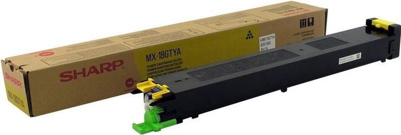Sharp MX-18GTYA tonercartridge 1 stuk(s) Origineel Geel