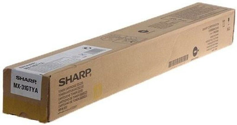 Sharp MX-31GTYA tonercartridge 1 stuk(s) Origineel Geel