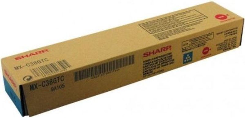 Sharp MX-C38GTC tonercartridge 1 stuk(s) Origineel Cyaan