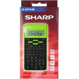 Sharp wetenschappelijke rekenmachine EL531THGR zwart/groen 1x LR44 batterij SH EL531THGR