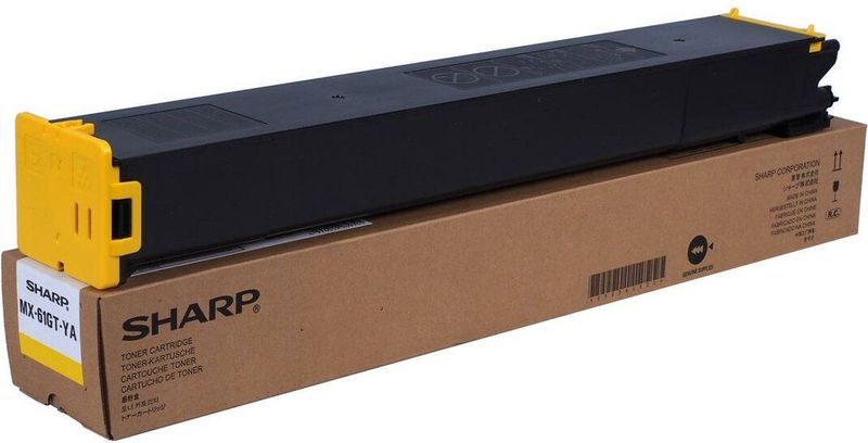 Toner Sharp MX61GTYA Yellow