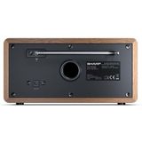 Sharp DR-450(BR) DAB+ - FM radio - Bluetooth - bruin