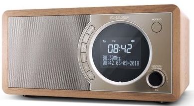 Sharp DR-450(BR) DAB+ - FM radio - Bluetooth - bruin