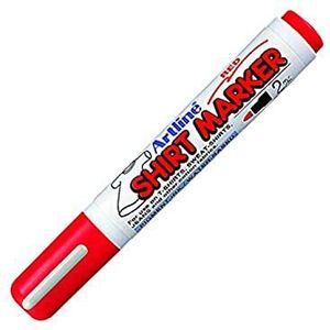 Artline EKT T-shirt Marker Pen - Red