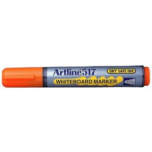 Artline 2.0mm Medium Bullet Tip Dry Wipe Marker - Oranje (Pak van 12)