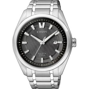 Citizen - Heren Horloge - Zilverkleurig - Titanium - Eco-Drive