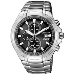 Citizen Super Titanium Horloge - Citizen heren horloge - Zwart - diameter 43 mm - Titanium