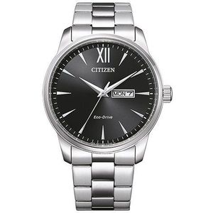 Citizen Herenhorloge Analoog 3201959 - Zwar - één Maa - Armban - Zwart - Armband