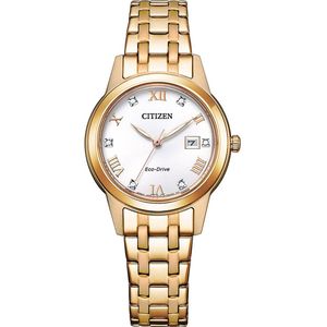 Citizen Dameshorloges analoog Eco-Drive 32020853, wit, Eén maat, armband