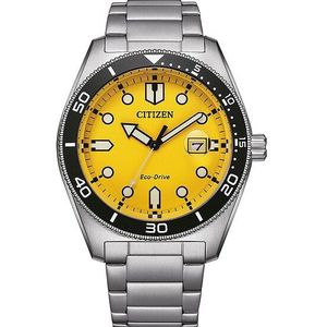 Citizen Eco-Drive Solar 32023840 analoog herenhorloge, zilver.