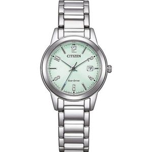 Citizen Solaruhr, Armbanduhr, Damenuhr, Edelstahlarmband, Datum