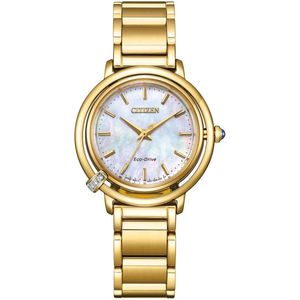 Citizen Eco-Drive dameshorloge | Radiogestuurd horloge met atoomklokprecisie, saffierglas en