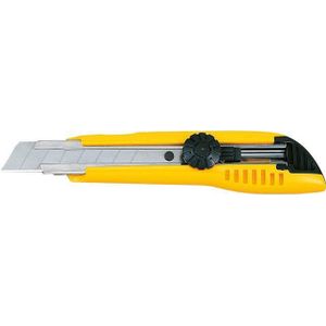 Tajima Cutter met wieltje 18 mm 3 messen, geel, 1 stuk, TAJ-21342