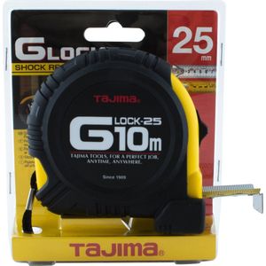 Tajima - ajima Profi-Bandmaö´ Lönge 10 m Breite 25mm schwarz/gelb Stahlband