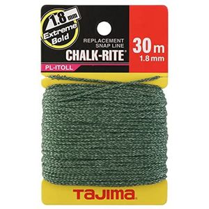 Tajima Reservekoord/slagsnoer CHALK-RITE (1,8 mm x 30 m) PLITOLL