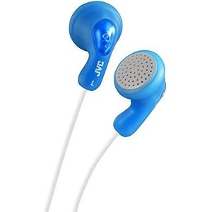 JVC Gumy Intra-oortelefoon, optimaal comfort dankzij zachte rubberen behuizing, krachtige weergave, keuze uit levendige kleuren - HA-F14-AN-U