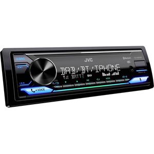 JVC KD-X482DBT Autoradio enkel DIN Bluetooth handsfree, DAB+ tuner + gratis DAB antenne