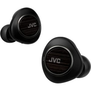 JVC HA-FW1000T-U True Draadloze Oortelefoon, Hout Serie (Houten Koepel), Bluetooth 5.2, Ruisonderdrukking, HA-FW1000T-U