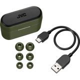 JVC HA-A9T-G True Wireless Oordopjes Groen/Zwart