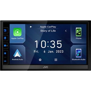 JVC - KW-M785DWB - Digital Media Receiver - Zwart - Capacitive Touch Monitor