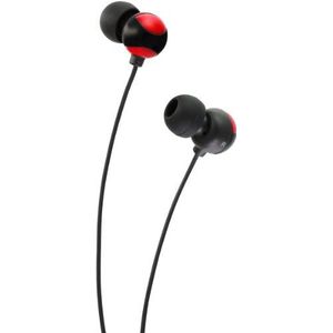 JVC HA-FX20BR in-ear hoofdtelefoon (107 dB, 200 mW) rood/zwart