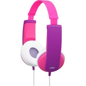 JVC HA-KD5-P-E hoofdtelefoon/headset Hoofdtelefoons Hoofdband Roze, Paars