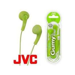 JVC HA-F14-G-E sport-hoofdtelefoon, compatibel met iPhone, groen