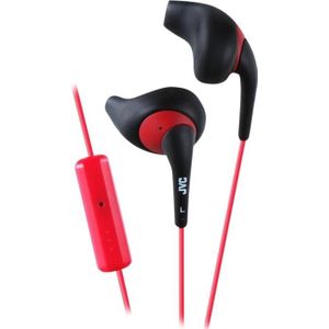 JVC HA-ENR15B - In-ear Sports koptelefoon - Zwart/Rood