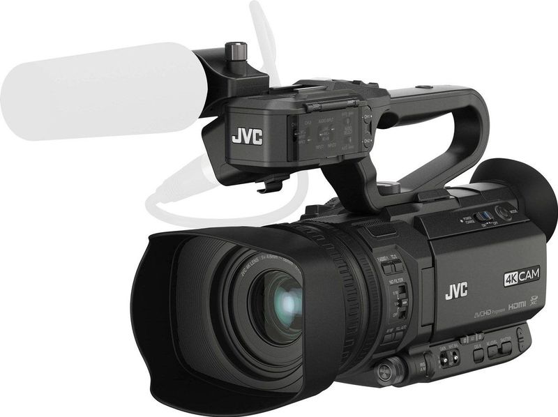 JVC GY-HM170E digitale videocamera Handcamcorder 12,4 MP CMOS Full HD Zwart