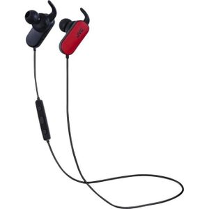 JVC Ha-Ebt5 (4.50 h, Draadloze), Koptelefoon, Rood