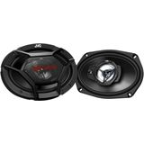 JVC CS-DR6930 3-Wege-Koaxial-Lautsprecher (15 x 23 cm) schwarz (2 Stück)