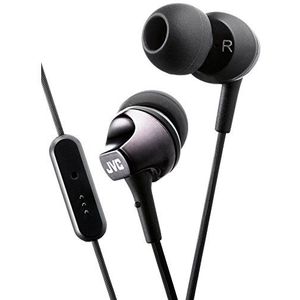 JVC HA-FR325-E Premium XX in-ear hoofdtelefoon met afstandsbediening en microfoon, zwart