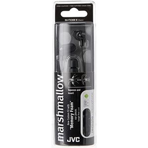 JVC HA-FX38M-B-E In-ear hoofdtelefoon met 1-knops afstandsbediening en microfoon zwart