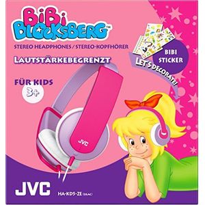 JVC HA-KD5-ZE Bibi Blocksberg Edition Hoogwaardige stereo-hoofdtelefoon voor kinderen paars/violet