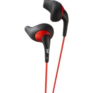 JVC In Ear Hoofdtelefoon Zwart/Rood