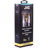 JVC antennekabel COAXIAL CABLE F  MALE/MALE  2M