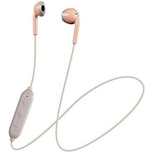 JVC HA-F19BT-PT-E Bluetooth Earbuds hoofdtelefoon met headsetfunctie (kleur roze x taupe)