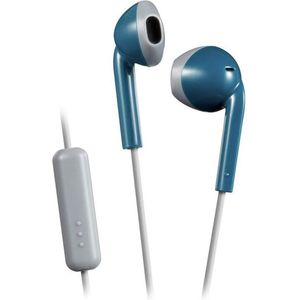 JVC HA-F19BT-GC-E Bluetooth oordopjes hoofdtelefoon met headsetfunctie Normaal azuurblauw x grijs