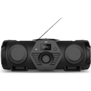 JVC RV-NB300DAB draagbare stereo-installatie Analoog & digitaal 60 W DAB+, FM Zwart MP3 afspelen