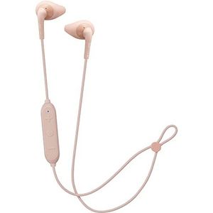 JVC, HA-EN15W-P-U Draadloze sporthoofdtelefoon met zachte en comfortabele oordopjes, roze
